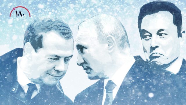Medvedev, Putin & Elon musk